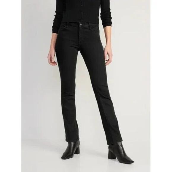 NWT Old Navy Mid-Rise Wow Boot-Cut Jeans - Picture 1 of 12